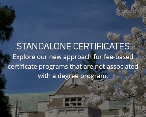 standalone certificates