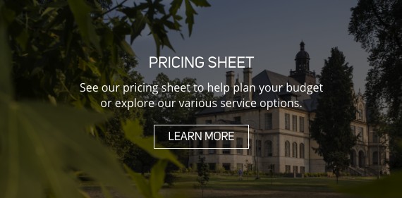 pricing sheet